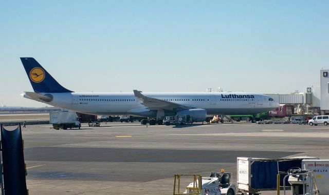 Airbus A330-300 (D-AIKI) - Lufthansa A330-343 D-AIKI at JFK on March 3, 2011.