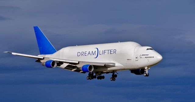 Boeing Dreamlifter (N780BA) - Nice late afternoon light at Paine Field, Everett, WA Boeing 747 'Dreamlifter' N780BA 3/03/12