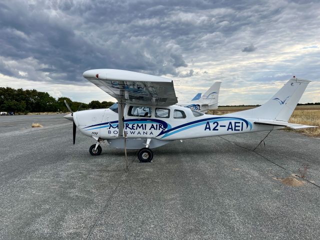 Cessna 206 Stationair (A2-AEI) - At Maun, Botswana. 18-MAY-2022