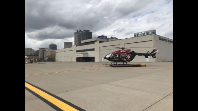 N194LL — - N194LL sitting outside the Indianapolis heliport on the afternoon of October 14 2021