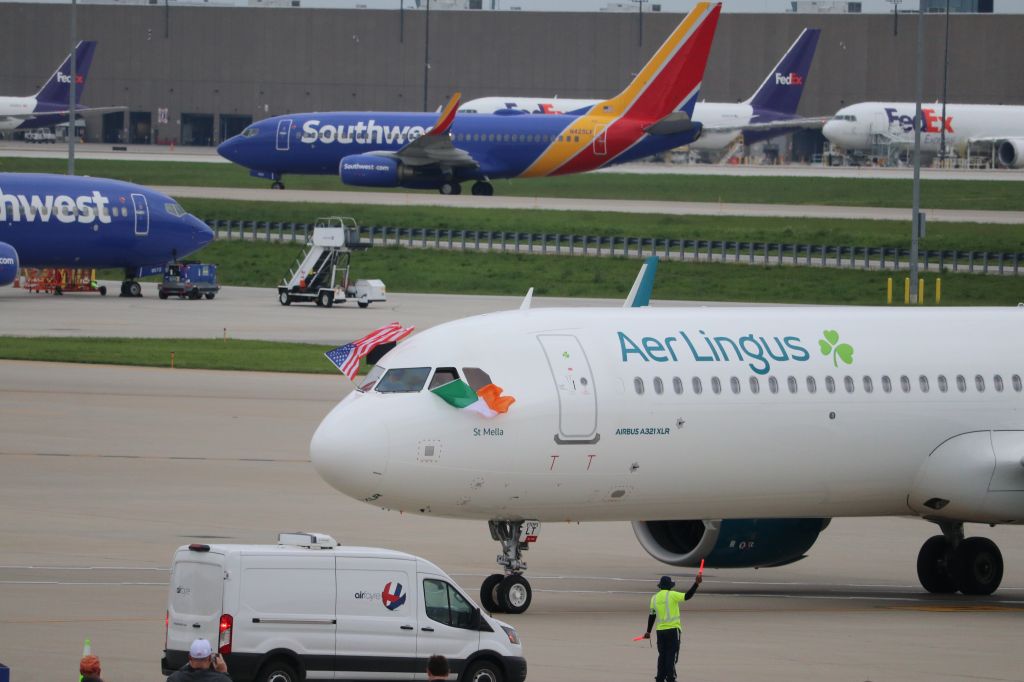 EI-XLT — - EI83 Inaugural A321neoXLR connecting Indianapolis and Dublin