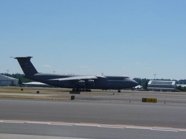 — — - Almost to take off speed. Under power these engines make a very loud and very distinctive whine. Nothing sounds like a C5 under power.