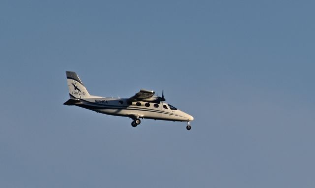 TECNAM P-2012 Traveller (N244CA) - landing from europe