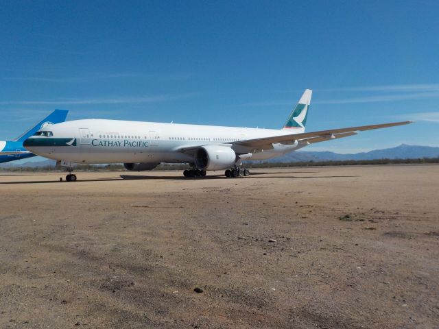 Boeing 777-200 (B-HNL) - The first Boeing 777-200, a Cathay Pacific,  at the Pima Air & Space Museum in Tucson, AZ.br /br /Photo taken on Feb 24, 2022 at 10:50 MST