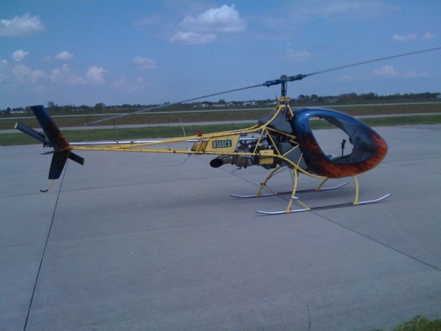 N555CX — - Turbine powered single place helicopter.