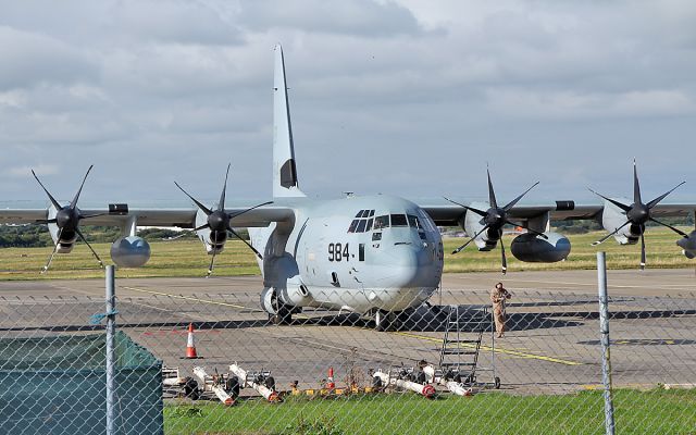 Lockheed C-130 Hercules (16-7984) - raidr38 usm kc-130j 167984 after a high powered engine run at shannon 5/8/18.