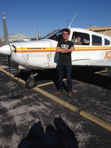 Piper Cherokee (N31862) - Flight down to Bloomington, IN from Purdue (KLAF) to show off my new found flying skills to my family. 