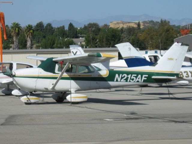 Cessna Skyhawk (N215AF) - Parked at Fullerton