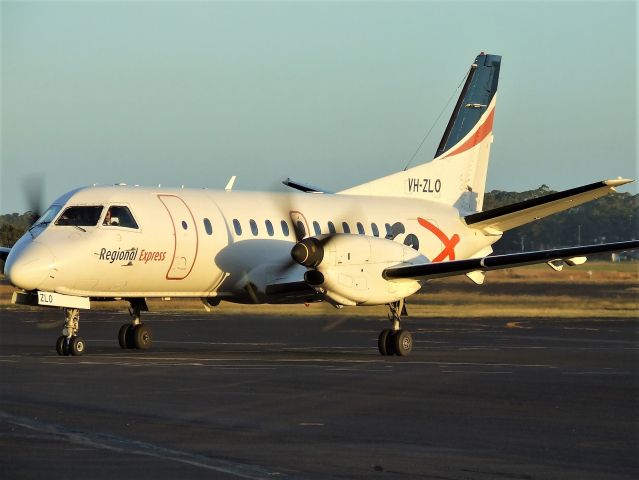 Saab 340 (VH-ZLO) - Regional Express Saab 340B VH-ZLO (msn 382) at Wynyard Airport Tasmania Australia. 21 January 2022.