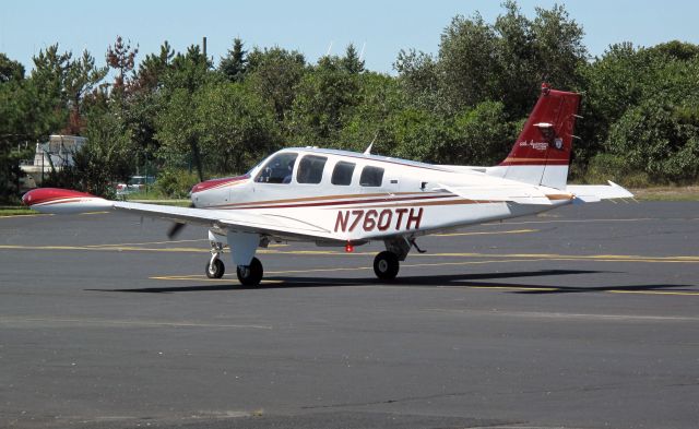 Beechcraft Bonanza (36) (N760TH) - Brand new Bonanza - looks great!