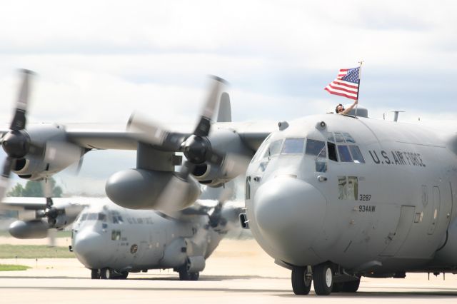 Lockheed C-130 Hercules — - This was taken about a year ago during a welcome home party for the squadron.