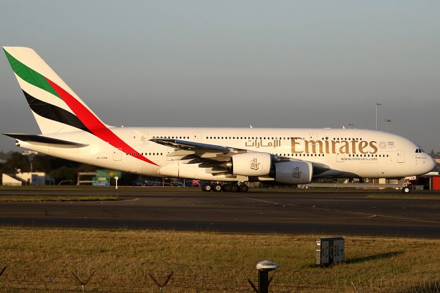 Airbus A380-800 (A6-EEM) - on 1 December 2017