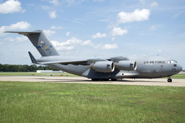 Boeing Globemaster III (03-3118) - A visitor not too far from home. -June 2014