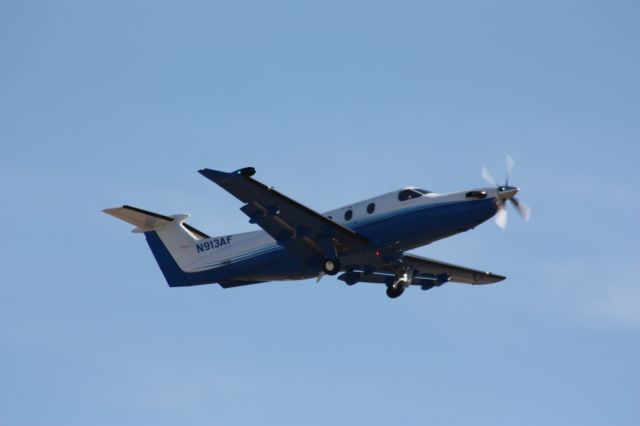 Pilatus PC-12 (N913AF) - Taken 3-9-13