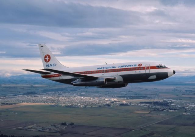 ZK-NAC — - A very rare photo of the good old days when NAC NZ was around before the emerged with Air NZ in 1978