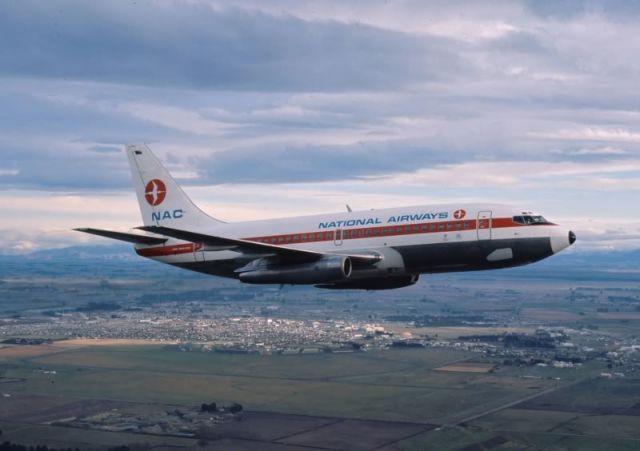 Boeing 737-200 (ZK-NAC) - The great old days of flying in New Zealand this NAC little 737-200 became a air new zealand jet in April 1978. It was sold to Frontier airlines and stored at Majove