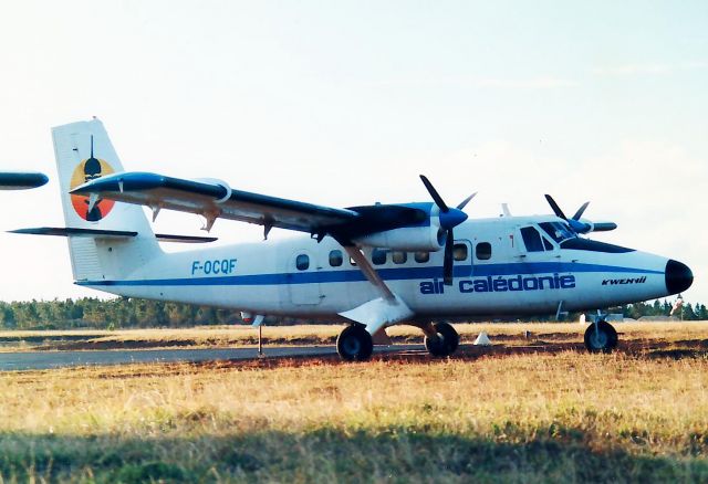 De Havilland Canada Twin Otter (F-OCQF) - This is the picture taken before about 30 years, br /but a photo date isnt recording a photo date then, br /and is unclear.br /TY DHC-6 Twin Otter 300br /F-OCQF 313 ex N4977