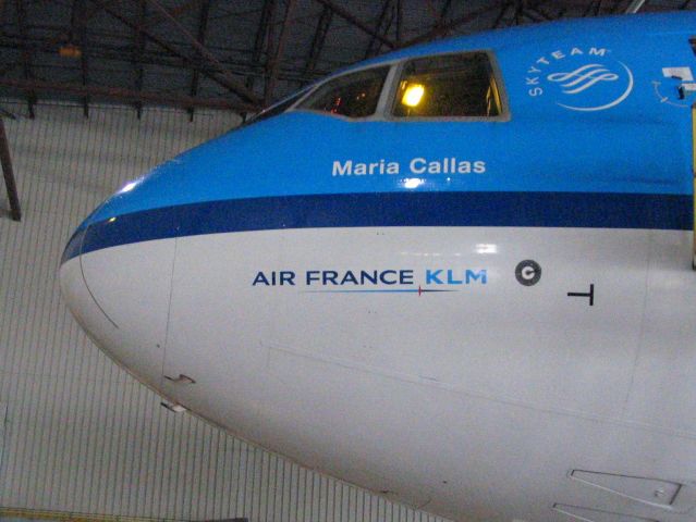 Boeing MD-11 (PH-KCG) - In hangar for maintenance,Jun.2008