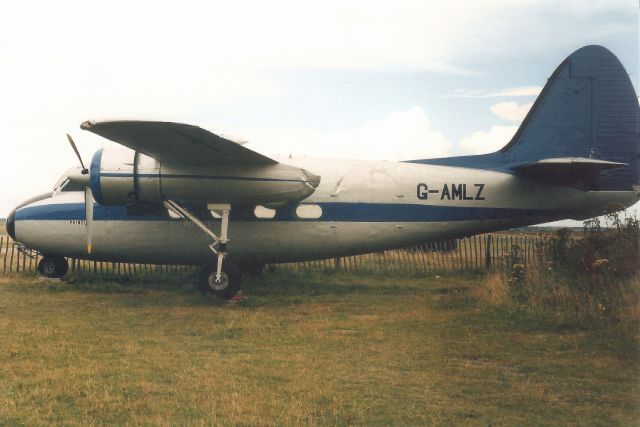 PERCIVAL Sea Prince (G-AMLZ) - On display at the Airworld Aviation Museum in Aug-96.br /br /Registration cancelled 9-Oct-84.