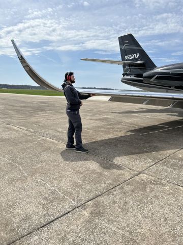 Cessna Citation Sovereign (N680XP) - On way to Vegas from Perryville