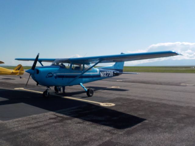 Cessna Skyhawk (N12738) - Right before my first flight in the cockpit.