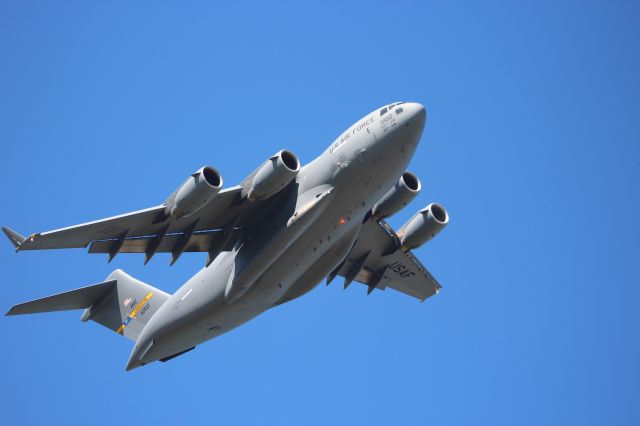 Boeing Globemaster III (AFR50102) - Moving Marine One out of Appleton International on the morning of 8-18-20.br /br /President Donald Trump spoke in Oshkosh 20 miles away the afternoon before. 