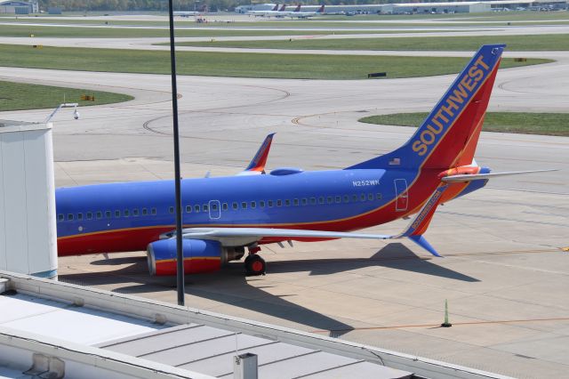 N252WN — - Resting before becoming Flight 1874 to ATL the next day. (October 7th, 2020) 