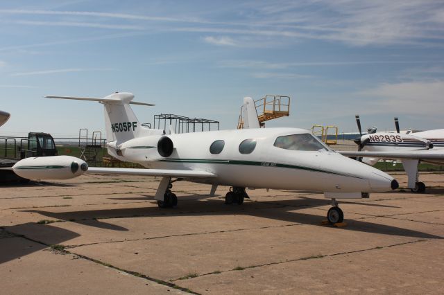 Learjet 23 (N505PF) - At the Kansas Air Museum in Wichita.