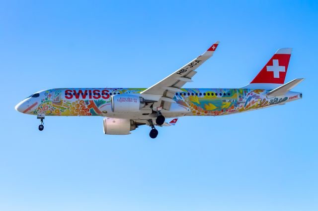 HB-JCA — - Bombardier BD-500 CSeries CS300 HB-JCA Swiss (Fete des Vignerons 2019 Livery)