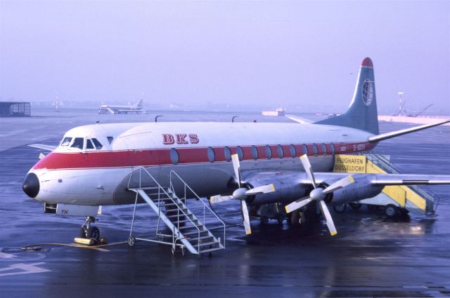 VICKERS Viscount (G-AOYH) - January 1969 at Düsseldorf (EDDL)