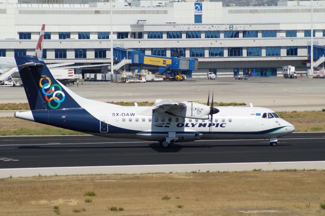 Aerospatiale ATR-42-300 (SX-OAW) - OA ATR-42 taking off ATH/LGAV