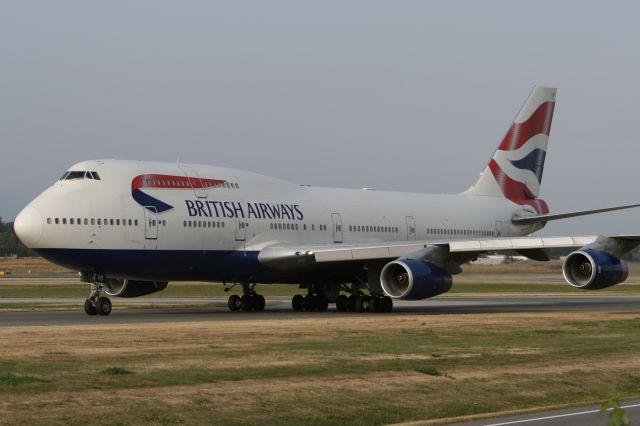 Boeing 747-400 (G-CIVD) - August 5, 2009 - taxied to terminal in Vancouver 