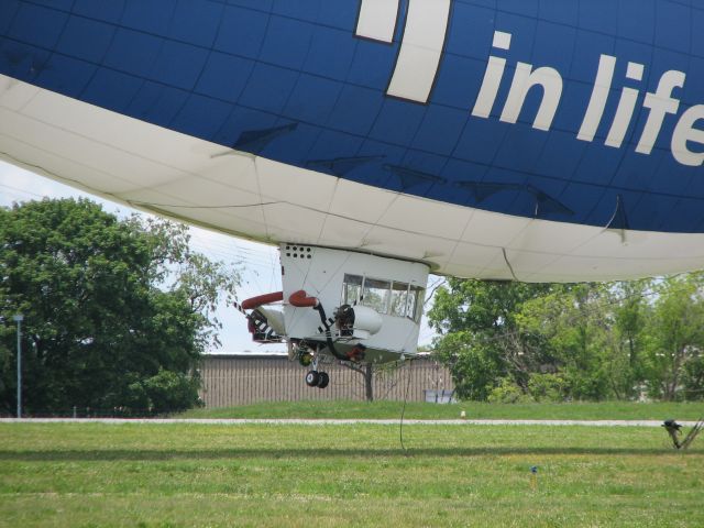 N650LV — - at Queen City Airport.  The blimp was in town for the Womens Golf Tournament.  We joked that the airport had a *big* new windsock!