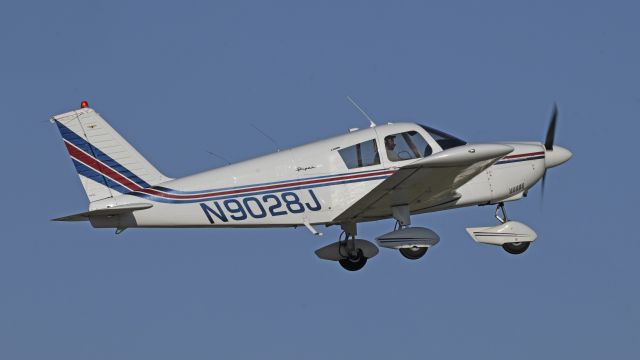 Piper Cherokee (N9028J) - Departing AirVenture 2023 on 18R