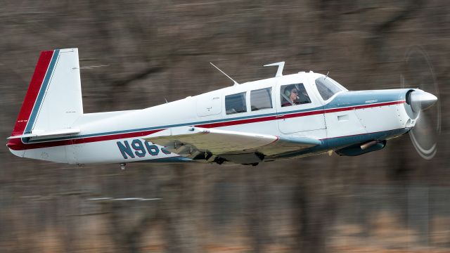 N9636M — - N9636M doing an early gear retraction on a departure out of College Park Airport's runway 15 for a flight to Mount Holly 