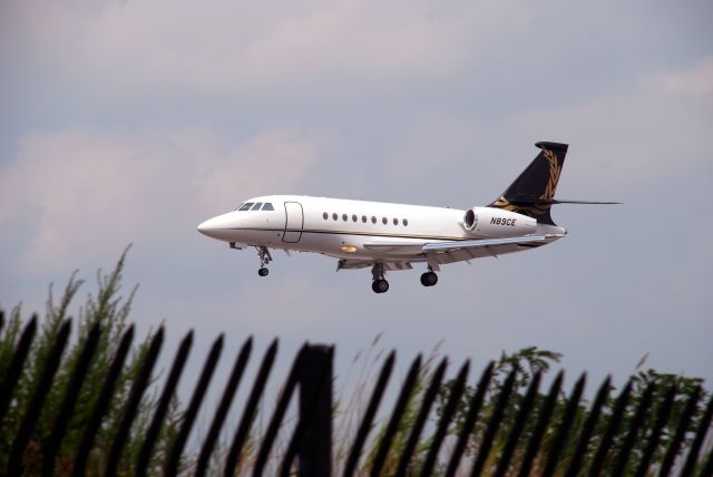 Dassault Falcon 2000 (N89CE) - Falcon Jet landing at TEB August 4, 2010