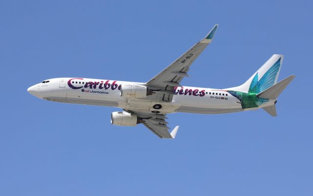 Boeing 737-800 (9Y-SLU) - Caribbean Airlines - Air Jamaica 9Y-SLU Seen departing Fort Lauderdale International Airport. Courtesy Dean Mitchell ©