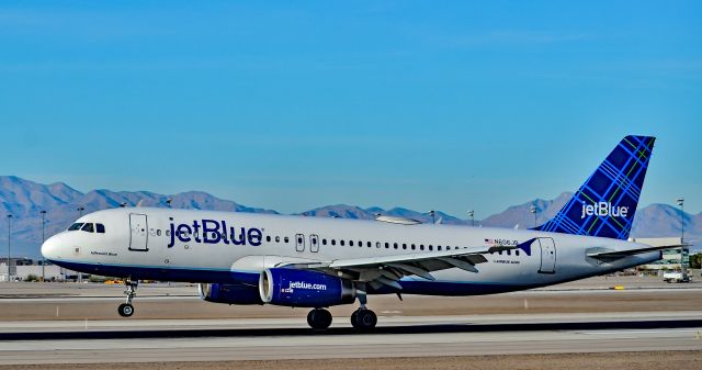 Airbus A320 (N606JB) - N606JB JetBlue Airways 2005  Airbus A320-232  (cn 2384) "Idlewild Blue" - Las Vegas - McCarran International Airport (LAS / KLAS)br /USA - Nevada March 8, 2017br /Photo: Tomás Del Coro