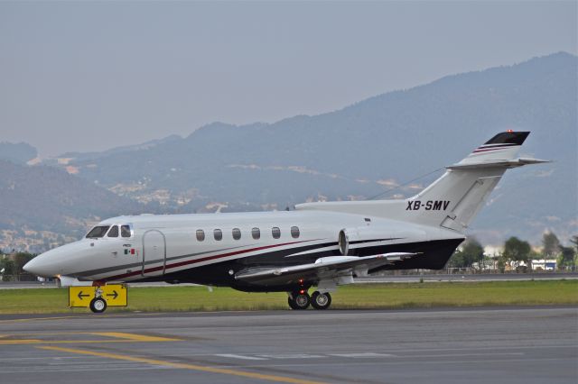 XB-SMV — - BAe 125-700A XB-SMV MSN 257042 of a private owner at Toluca International Airport (04/2018).