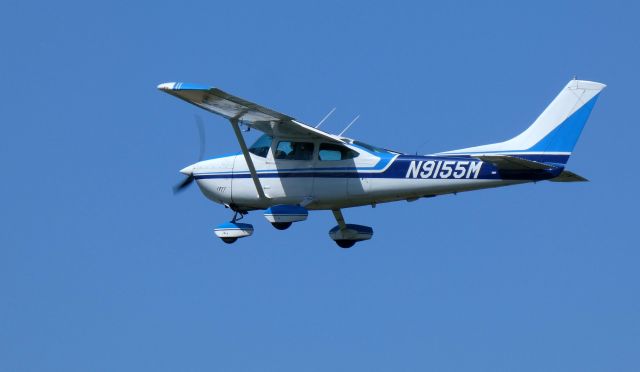 Cessna Skylane (N9155M) - Shortly after departure is this 1979 Piper Saratoga/Lance PA-28-300 in the Summer of 2019.