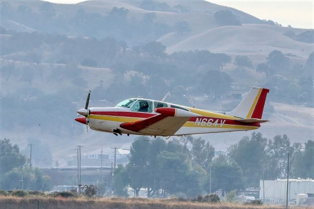 N664V — - Beechcraft Bonanza 35-A33 at Livermore Municipal Airport, Livermore CA. November 2020