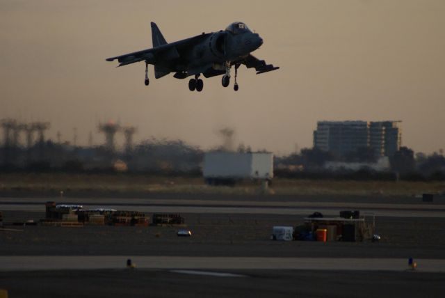 — — - Harrier at Miramar Air Station