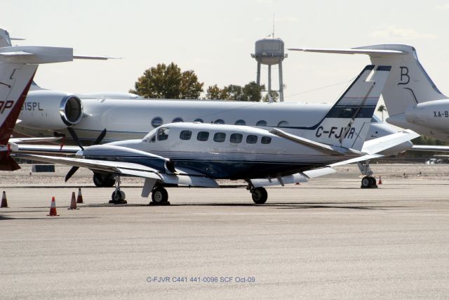 Cessna Conquest 2 (C-FJVR) - 28-Oct-09