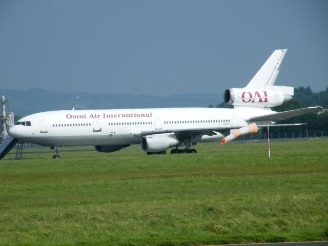 McDonnell Douglas DC-10 (N522AX) - N522AX DC 10 PARKED RUNWAY 13 ON 03-09-2010 BEFORE PAINTING