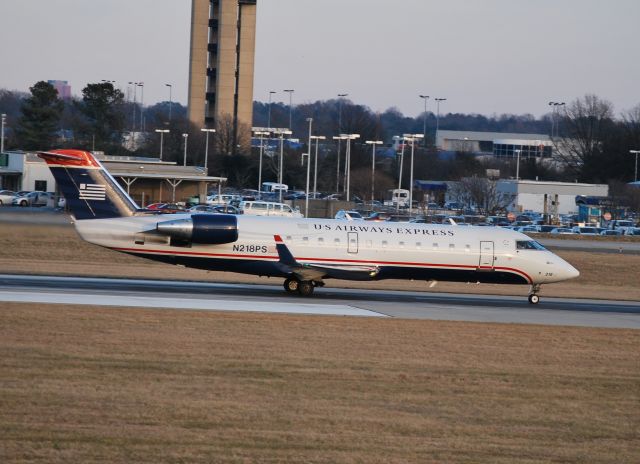 Canadair Regional Jet CRJ-200 (N218PS) - 18C - 2/14/10