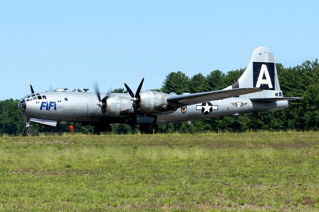 Boeing B-29 Superfortress (NX529B) - Superfortress 529 Bravo taxiing back to the ramp