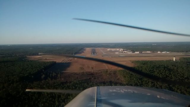 Piper Cherokee (N153SM) - On final for RWY 36 at TLH