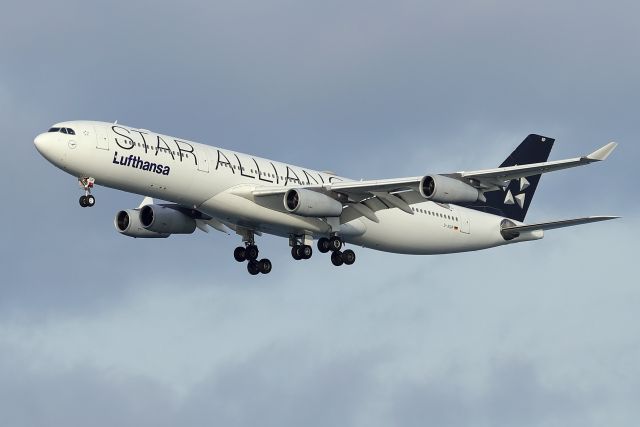 D-AIGP — - 'Lufthansa 5 Echo Juliet' from Frankfurt on short final to runway 27   (12/1)