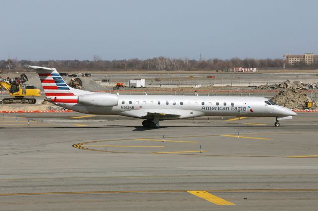 Embraer ERJ-145 (N612AE) - ENY3409 off to Toronto.  6 April 2015