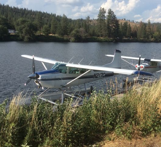 Cessna Skywagon (N217C) - Fells Airport, Washington